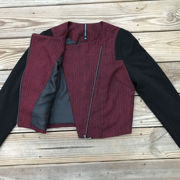 View by Walter Baker Moto Jacket Herringbone - Picture 4 of 8